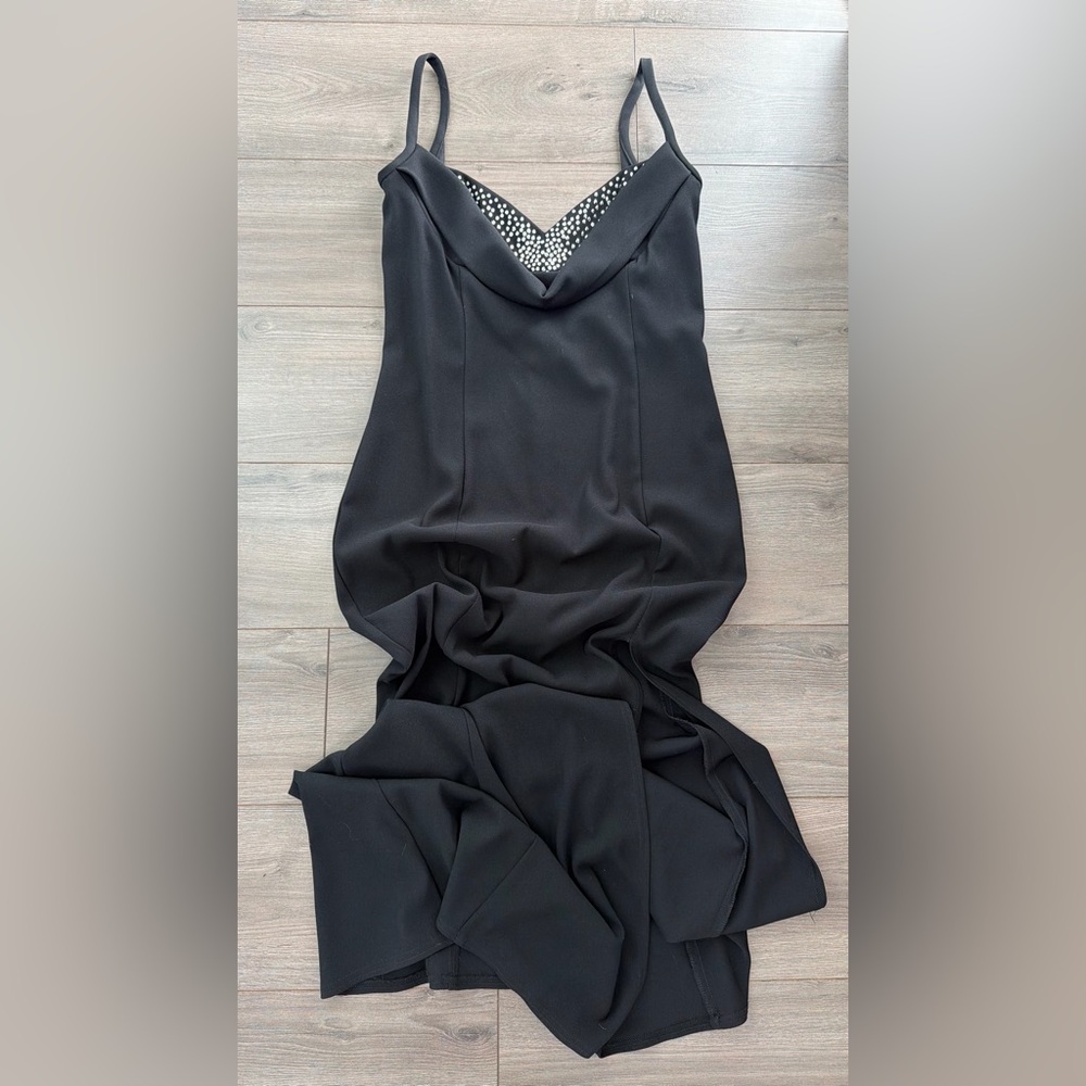 Scott McClintock vintage Strapless Black Gown